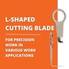 Fein L-Shaped Cutting Blade - Oscillating Multi-Tool Accessory for Cutting