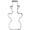 Staedter Stainless Steel Snowman Cookie Cutter, Silver, 6 cm