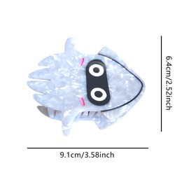 Funny Giant Squid Hair Clips,Novelty Acetate Hair Clip,Small Squid Claw Clips for Women