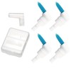Lucello Pelio Brush Replacement Brush NO.1T (Pack of 4)