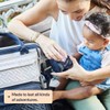 BabbleRoo Diaper Bag Backpack, Multifunction Large Bags with Changing Pad