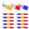 Hicab Cable Labelling with Velcro Tape, Pack of 100 Multipack,