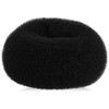 Diane Jumbo Hair Donut, Black, 5.5"