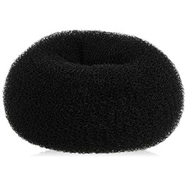 Diane Jumbo Hair Donut, Black, 5.5"