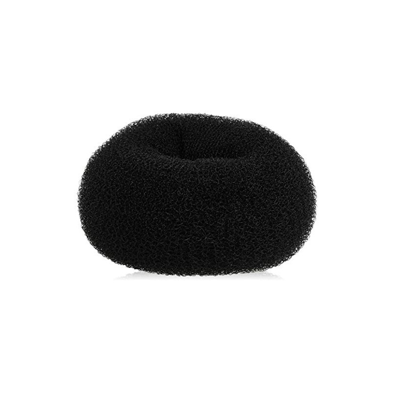 Diane Jumbo Hair Donut, Black, 5.5"