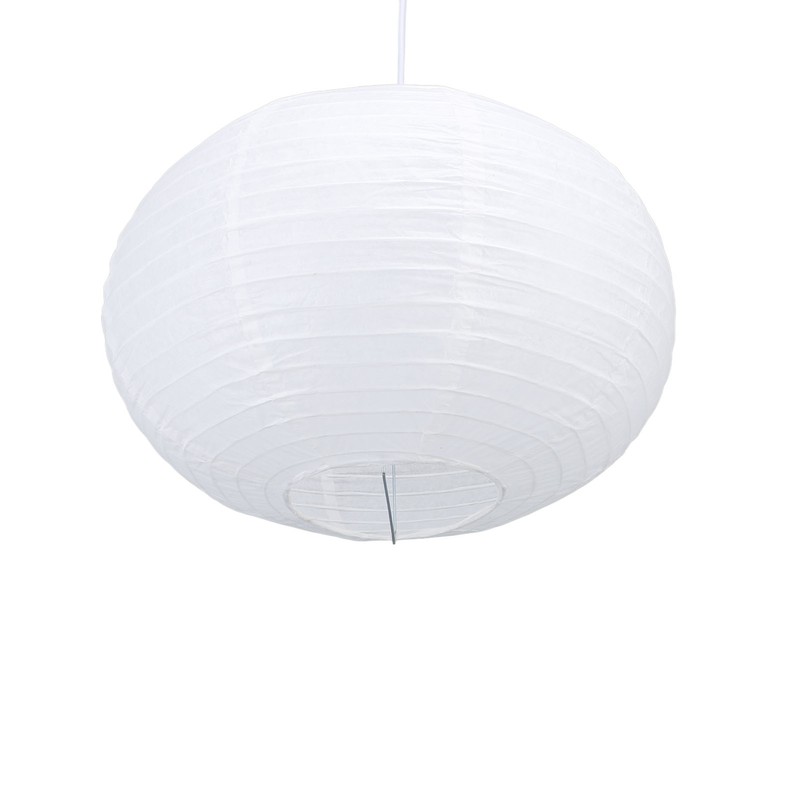 White Round Paper Lantern Light Decorative Soft Light Easy to