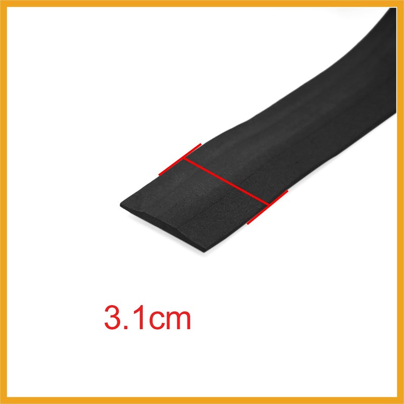 Partuto 2pcs Black Foam Anti Slip Handlebar Tape Bar Grip