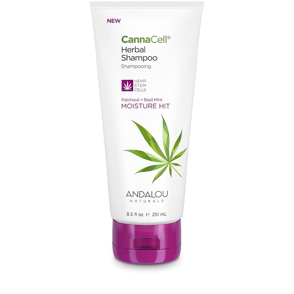 Andalou Naturals CannaCell Herbal Shampoo - MOISTURE HIT 8.5 fl oz