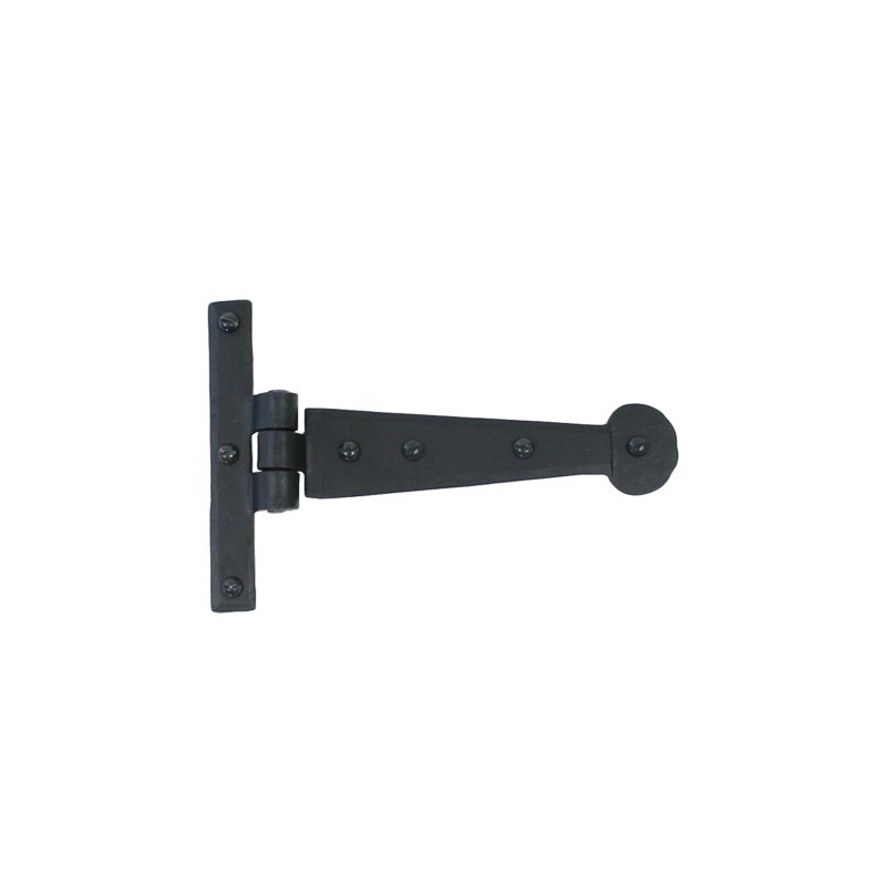 From The Anvil Black 6 Inch Penny End T Hinge