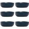 10 Strawberry Street Wazee Matte Coupe Dinnerware, Bowl, Dark Blue,