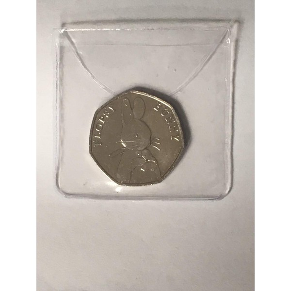 fifty pence Flopsy Bunny 2018 50p coin -UNCIRCULATED -taken from