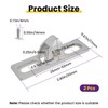 SATUY 2 Pcs Sliding Door Keepers, 304 Stainless Steel Sliding