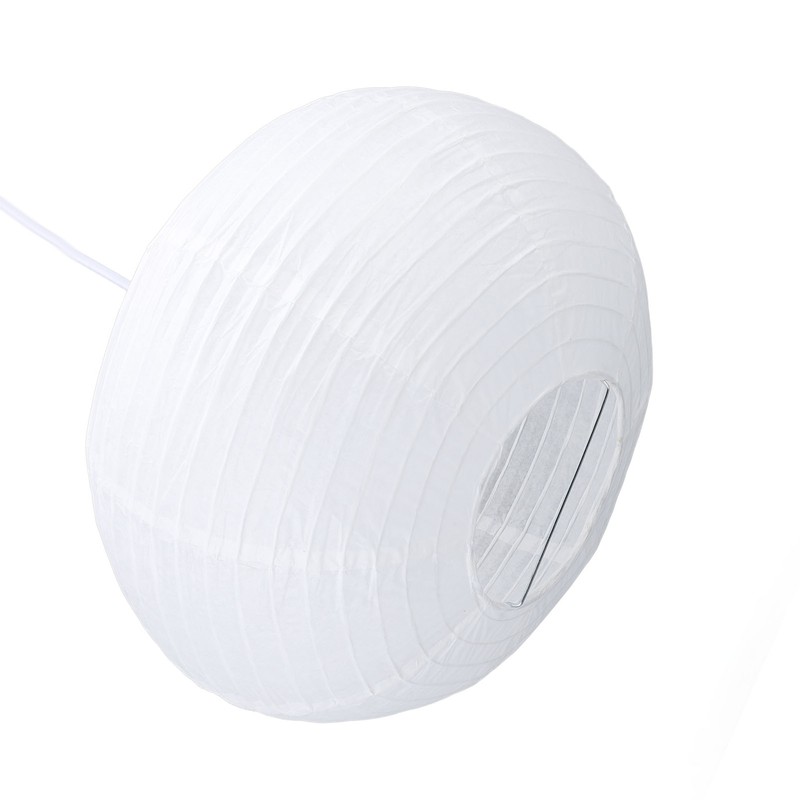 White Round Paper Lantern Light Decorative Soft Light Easy to