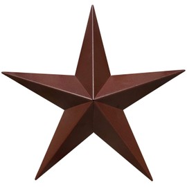 Barn Star - Metal Stars for Outside Texas Stars Art Rustic Vintage Western Country Home Farmhouse Wall Decor (22")