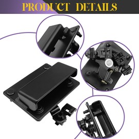 SYudwen Rear Cargo Door Latch Handle, Compatible with Chevy Astro VanAstro 1993-2005, Tahoe 1998-2000, Express 1500/2500/ 3500 1996-2010, Yukon 1998-2000, Replace OE # 77498, 84898479, 15157897