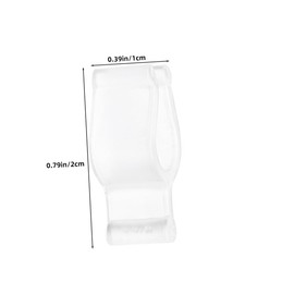 PACKOVE 60pcs Lotion Pump Lock Clips Plastic Pp Clip for Cosmetics Bottle Pump Collar Leakproof Dispenser Buckle for Cleansing Oil Bottles