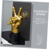 Ciieeo Desktop Ornaments Decorative Knick Knacks Desk Topper Sculpture Hand