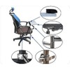 Ergonomic Laptop Keyboard Mouse Chair Stand Mount Holder Installed to