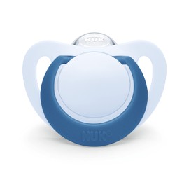 NUK OCNK2175636 Nook Pacifier Star with Disinfection Case for 18-24 Months / Blue