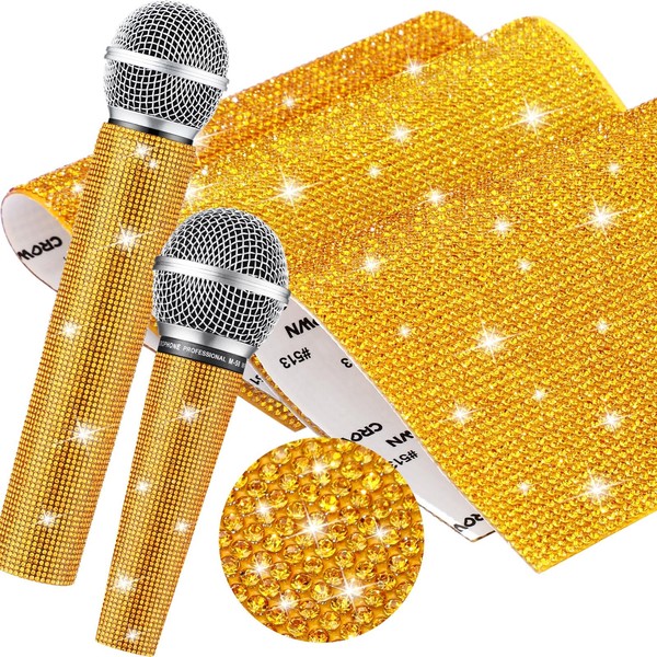 Remuuly 3 Pcs Microphone Self Adhesive Cover Stickers 9.45 x