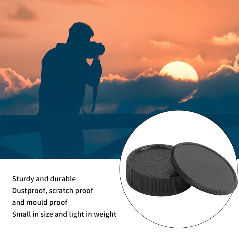 3 Pairs Rear Lens Cover and Camera Body Front ,