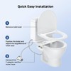 GAOMON Bidet Toilet Seat Attachment - Self-Cleaning, Dual Nozzle, Non-Electric