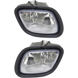 For Freightliner Cascadia Fog Light 2008-2017 Driver and Passenger Side Pair/Set | FL2592102 + FL2593102 | A0651908000 + A0651908001
