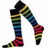 MySocks Unisex Knee High Stripe Socks 20 Pairs 4-7