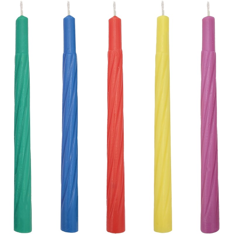 The Dreidel Company Jerusalem Hanukkah Candles Menorah Candles Single-Pack, Chanukah