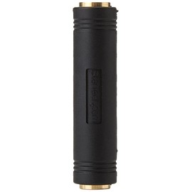StarTech.com 3.5mm Female to Female Coupler - 3.5mm Audio Coupler - Gold Plated Connectors - Female/Female - Aux Cord Adapter (GCAUD3535FF)