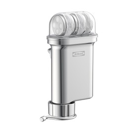 Metal Gourmet Pasta Press Attachment for Kitchenaid Stand Mixer, Pasta Maker Attachment with 5 Interchangeable Plates, Spaghetti Bucatini Fusilli Large/Small Macaroni