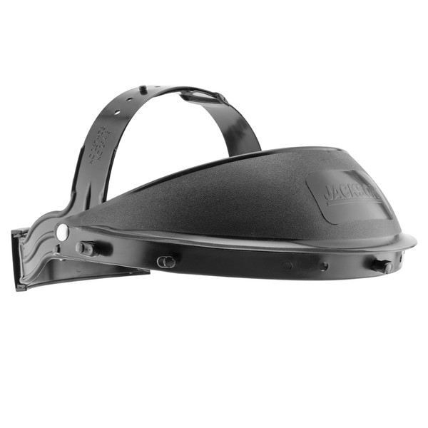 Model K Headgear with Ratchet Suspension, Fits 12 In. to 15.5 In. Face Shields, Black