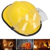 Fire Rescue Helmet with Face Shield Flame Retardant Adjustable Shock