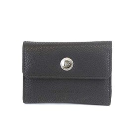 STONE MOUNTAIN Pebble SLG Tri-Fold Wallet, Black