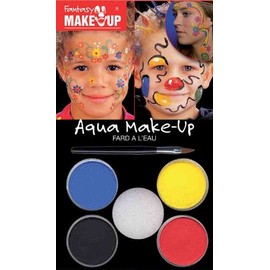 Kreul Fantasy Aqua Make Up Picture Flowers / Balloons, Pack of 1 (1 x 7 Pieces)