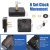 Glarks 38pcs 20MM High Torque Long Shaft Clock Movement Mechanism