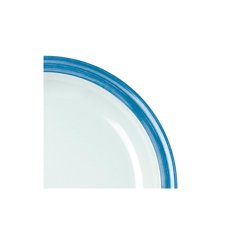 Waca Melamine 'Bistro' blue, plate deep O 20.5 cm