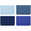 BEADNOVA 4 Hook Bra Clasp Extender Bra Back Extender (4pcs,