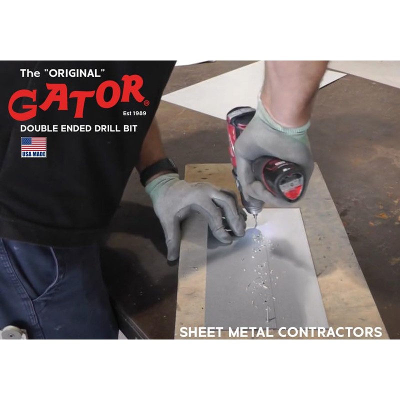 Gator 1/8'' Double End Drill Bit (Pack of 12) (USA