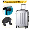 Forhandy Suitcase Wheels Replacement Wheels 4 Pieces 50 x 18