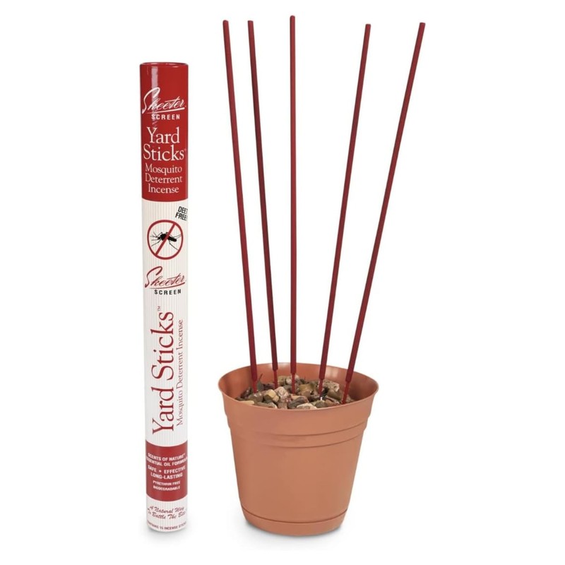 Skeeter Screen 61204R Mosquito Deterrent Incense Sticks – DEET-Free Essential