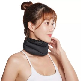 에어 메쉬 목 고정 보호대 지지대 목깁스 목보온 장시간운전 기브스 올바른수면자세 독서 Air Mesh Cervical Collar Neck Support Brace for Long Time Driving, Reading and Correct Sleeping Posture