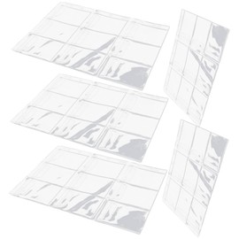 Operitacx 5pcs Sheets Currency Collecting Album Stamp Collection Book Card Binder Quarter Collection Book Currency Album Photo Albums Stamp Collection Album Small Round Box Coin