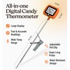 Craft911 Digital Candy Thermometer with Pot Clip, Instant Read Kitchen