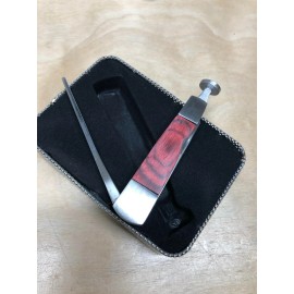 Don Salvatore Smoking Pipe 3 in 1 scraper pick and tamper - Wood Steel Bat - New