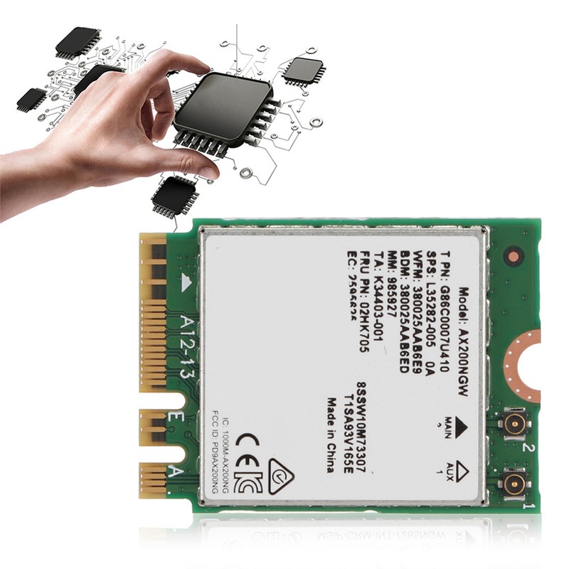 Internet Wi fi 6 AX200 NGFF M.2 Network Server Adapter