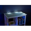 Lunartec Glass Shelf Illuminated: LED Glass Floor Lighting, 4 Brackets