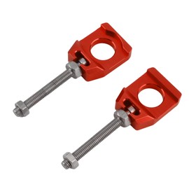 ABCERRSI Surron 20mm Rear Axle Blocks,Chain Tensioner Adjuster for Electric Dirt Bike Sur Ron Ultra Bee-Red