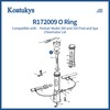 Koatukys 3 PCS R172009 O-283 O-Ring Replacement Compatible with Pentair
