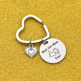 7RVZM Cat Person Gift Friendship Gift Pet Lover Gift Cat Mom Gift Cat Mom Jewelry Mothers Day Jewelry Cat Lover Gift Cat Lover Jewelry Cat Lover Keychain cat grandma gift Sister